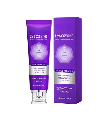 Purple Toothpaste - Teeth Whitening & Stain Removal Fresh Breath Daily Oral Care for Gum & Enamel(1PCS) 1 Fl Oz (Pack of 1)