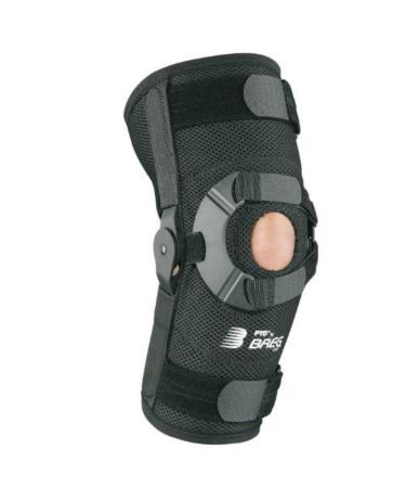 Breg PTO AirMesh Patella Stabilizing Knee Brace Left Medium Black