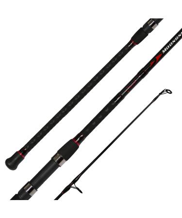 Fiblink Surf Spinning Fishing Rod 2-Piece Graphite Travel Fishing Rod(12-Feet & 10-Feet) 2-Piece Length: 12'(Upgrades)