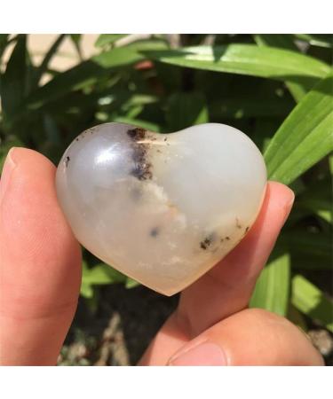 1pc Natural Moss Agate Soul Qi Crystal Love Gem Wedding Gift Natural Gems and Minerals s