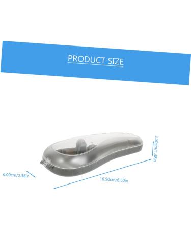 COOPHYA Razor Storage Box Set - Durable Anti-Rust Protective Cover for Manual Razors | 2-Pack Plastic Case - Buy Online on GoSupps.com