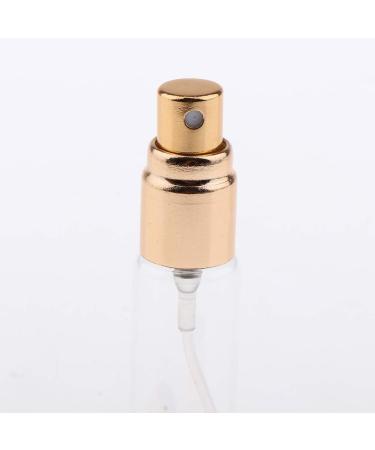 Fenteer 10ml Gold Mini Glass Spray Bottle - Refillable Travel Cosmetics Atomizer & Liquid Dispenser - Buy Online on GoSupps.com