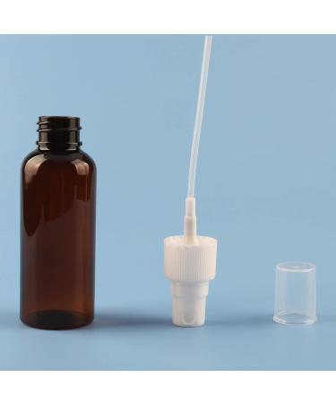 TIANZD 12 Pieces Empty 50 ml Brown PET Plastic Fine Mist Pump Spray Bottles with White Top Portable Sprayer for Perfume Water Cosmetic Travel Containers Refillable 2x Funnel - Buy Online on GoSupps.com