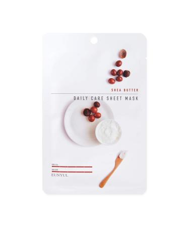 EUNYUL Daily Care Facial Mask Pack 10Pcs Vegan Shea Butter Sheet Masks | Hypoallergenic Tencel | Korean Skin Care - Buy Online on GoSupps.com