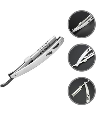 Fomiyes Stainless Steel Razor Holder - Premium Shaver Stand for Men | Hairdresser Shaver Holder for Beard & Nose Hair Blades - Buy Online on GoSupps.com