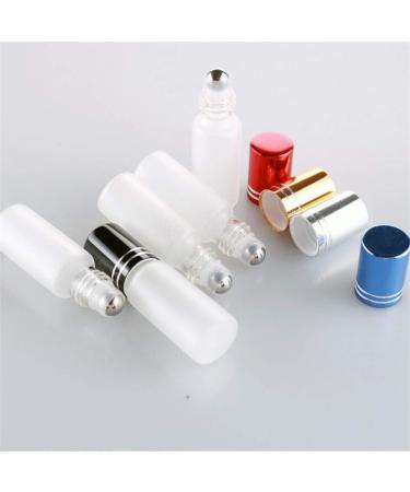 Zongha Red Roll On Glass Bottles for Essential Oils - Perfect Empty Rollerball Bottles for Aromatherapy & DIY Blends - Buy Online on GoSupps.com