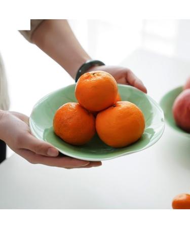 Modern Large Dinner Plates Ceramic Lotus Leaf Shaped Fruit Plate Kitchen Restaurant Special Tableware Modern Creative Salad Bowl Noodles Bowl Dinner Plate Dish Plate Stackable Dinne 8inch One Size - Buy Online on GoSupps.com