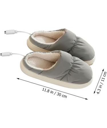 Packove Heated Foot Warmers - 2 Pairs of Plush Heating Shoes for Ultimate Comfort & Winter Protection - Electrothermal Slippers for Home Use - Buy Online on GoSupps.com