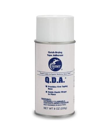 Cramer Q.D.A. Taping Base Spray for Athletic Tape, Wrapping, 8 Ounce