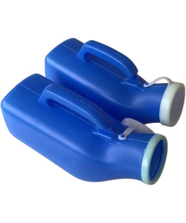 YUMSUM Urinals for Men Portable Urinal 1200ml34 Ounce for Hospital Camping Car Travel Home 2 Pack (New Blue) - Buy Online on GoSupps.com