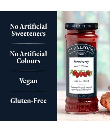 St Dalfour Delicious Fruit Strawberry Jam (6 Bottles) - Buy Online on GoSupps.com