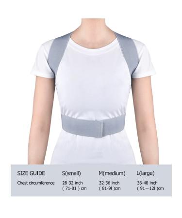 n/a Back Posture Corrector Clavicle Spine Back Shoulder Support Belt Posture Correction Prevents Slouching Unisex (Color : Gray Size : S code) Handmade Full moon lofty ambition - Buy Online on GoSupps.com