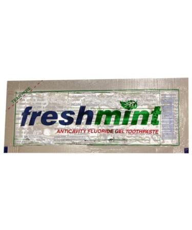 Freshmint Single Use Clear Gel Toothpaste Packets 144 Pack 144 Count (Pack of 1)
