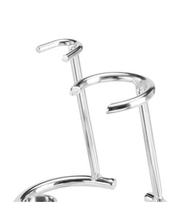 Folpus Long-Lasting Silver Ferrol Government Holders & Storage Stands - Modern Bathroom Accessories for Men - Buy Online on GoSupps.com