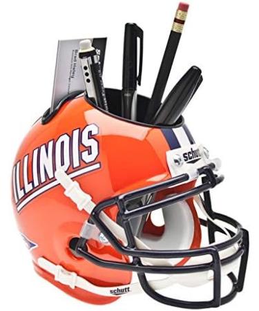 Schutt NCAA Illinois Fighting Illini Helmet Desk Caddy - Officially Licensed Football Team Organizer - Buy Online on GoSupps.com