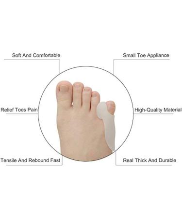Pinky Toe Bunion Protector - Tailor's Bunion Sleeve - 2 Pair Set (4pcs) - Reduces Discomfort - Unisex Foot Care - Buy Online on GoSupps.com