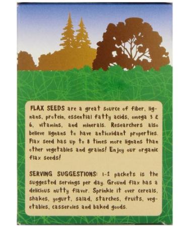 Carrington Farms Organic Ground Milled Flax Seed - 12 Count Easy Serve Packets - Buy Online on GoSupps.com
