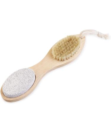 Housoutil Scrubber Flooring Pumice Stone Scrapper Foot Pumice Foot Remover Pedicure Tools Foot Brush Foot Exfoliating Brush Nail Brush Scraper Foot Wash Bamboo Face Dry Skin - Buy Online on GoSupps.com
