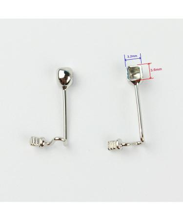 SBTRKT 100-Piece Soldering Glass Cushion Arm Set | Stainless Steel Nose Holder for Glasses | Accessories for Installation & Repair - Buy Online on GoSupps.com