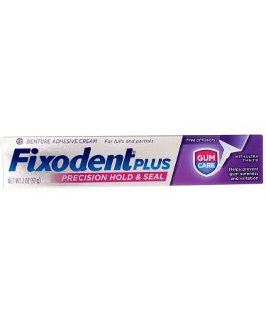 Fixodent Plus Denture Adhesive Cream Gum Care 2 Oz by Fixodent