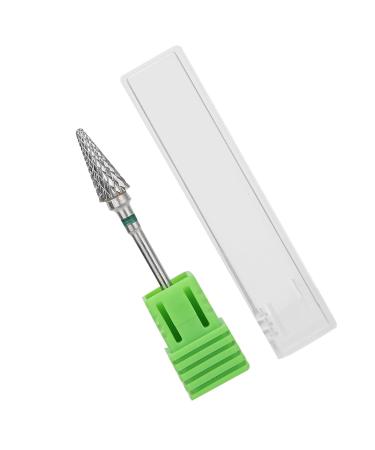 Electric Pedicure Manicure Grinding Head Tungsten Steel Nail Art Drill Bit with Perfect Grinding Effect and Long Service Life (Green label)