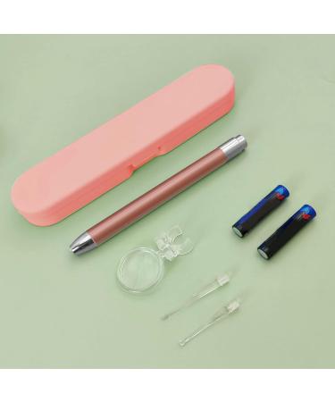 Stainless Steel Earwax Camera Spoon 6-Piece Set for Children & Adults - Happy Yak Earwax Removal Tool Cleaner - AB-Pink - Buy Online on GoSupps.com