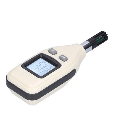 Digital interior thermometer hygrometer digital thermometer hygrometer high-precision temperature and air humidity measuring device with backlit LCD display hygrometer digital inner rough