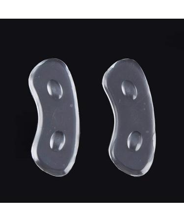 5 Pairs Thick Gel Cushion Shoe Liners for Heel Pain Relief | Premium Self-Adhesive Clear Dersen Inserts - Buy Online on GoSupps.com
