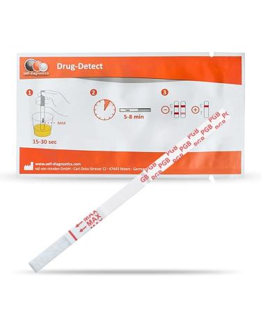 Self -diagnostics drug -speed test Pregabalin (PGB) - Cut -off: 500 ng/ml - 5 test strips - Detection of drugs - Diving test - Urint test - Pregabilin test - 5 min drug test urine