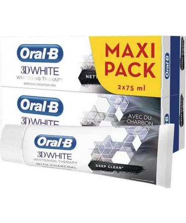 Oral-B Toothpaste Blancheur3D White Whitening Therapy Intensive Cleaning 2 x 75 ml