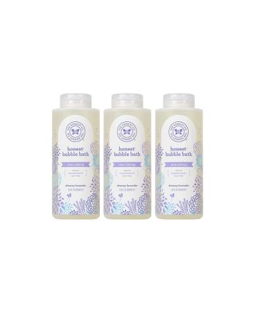 The Honest Company Calming Lavender Hypoallergenic Bubble Bath with Naturally Derived Botanicals  Dreamy Lavender  12 Fluid Ounce (3 Bottles)