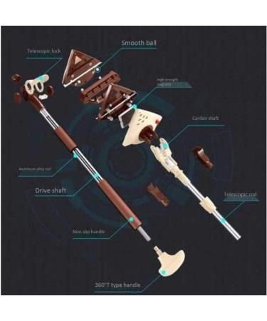 Double Sided Window Cleaner Extended Telescopic Rod Cleaner Glass Wiper (816mm) - Buy Online on GoSupps.com