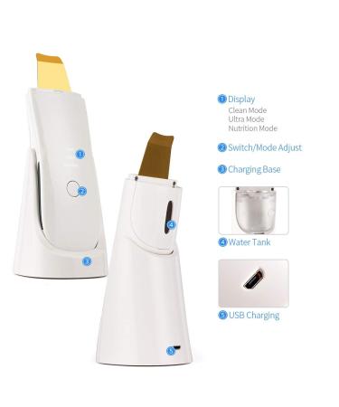 LIARTY Facial Skin Scrubber with Water Tank - Deep Cleansing Comedones Extractor - Buy Online on GoSupps.com