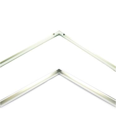 Nielsen Bainbridge Undici Profile 11 Do-It-Yourself Aluminum Metal Frame Section Kit w/ 2 Moulding Pieces Plus Hardware for Artwork  Photos and Posters  20 Inch  Matte Black - Buy Online on GoSupps.com