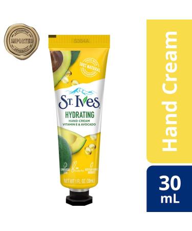 St. Ives Hydrating Hand Cream with Vitamin E & Avocado | Travel Size Lotion 1 FL OZ (Pack of 6) - Buy Online on GoSupps.com
