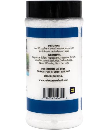 Relax Spa & Bath Epsom Salts - Tropical Rain Scent | Premium Dead Sea Bath Salts - 17 oz Bottle for Soothing Relaxation - Buy Online on GoSupps.com