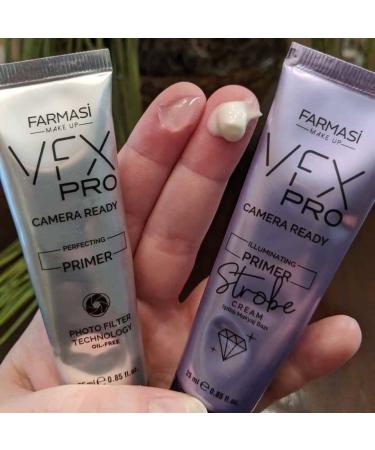 FARMASi VFX Pro Camera Ready Primer Makeup 0.85 fl.oz - Matte Formula for Smooth, Even Skin Tone & Long Lasting Coverage - Buy Online on GoSupps.com