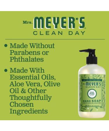 Mrs. MEYER'S CLEAN DAY Iowa Pine Liquid Hand Soap (Pack of 4) Pine 12.5 Fl Oz (Pack of 4) - Buy Online on GoSupps.com