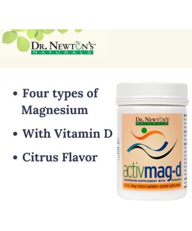 SelfCare+ Dr. Newton s Naturals Activmag-D Magnesium Drink Powder with Vitamin D 5 Ounce - Buy Online on GoSupps.com