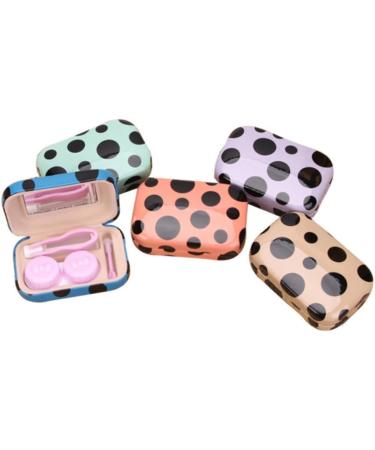 Buy Healeved 6 STK Mini Contact Lens Case - Stylish Colored Contact Lens Containers & Applicators for Safe Storage - Buy Online on GoSupps.com