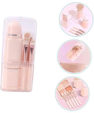 DOITOOL 1 Set 8 in 1 Makeup Brush Foundation Brush Cosmetic Brush Lip Brush Eyeshadow Brush Dual Ended Blush Brush Make up Shadow Travel 4 in 1 Artificial Fiber 10x2.5cm Pink - Buy Online on GoSupps.com