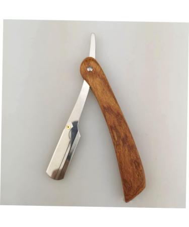 Beavorty 2-in-1 Straight Razor - Portable Safety Razor for Men | Classic Wood Design & Easy Open Feature - Buy Online on GoSupps.com