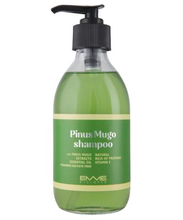 EMME DICIOTTO Pinus Mugo Shampoo 250 ml paraben sulFate antimicrobial antiinflammatory natural rich in proteins vitamins and