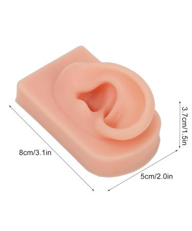 Reusable Simulated Human Ear Model for Piercing Training - Easy to Use, Flexible, Light Skin Color - Buy Online on GoSupps.com