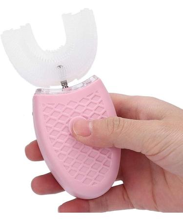 GOTOTOP Electric Toothbrush - U-Shape Head 4 Cleaning Modes IPX7 Waterproof Pink - Ultimate Vibration Cleaning & Cold Light Technology - Buy Online on GoSupps.com
