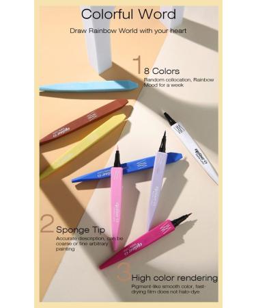 Eyeliner smudge-proof waterproof color eyeliner easy to color long-lasting fast-drying ultra-fine eyeliner (7) - Buy Online on GoSupps.com
