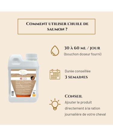 PRINCE EQUIN - Salmon oil - Horse nutritional supplement - 1 L bottle - Horse immunity - Beauty and shine of hair - Cardiovascular health - French brand - Buy Online on GoSupps.com