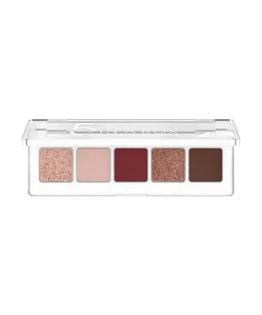 Catrice 5 in A Box Mini Eyeshadow Palette No. 060 Vivid Burgundy Look | Vegan Multicolored Eyeshadow with Oils | Matt Metallic & Shimmering | Intense Color (4g) - Buy Online on GoSupps.com