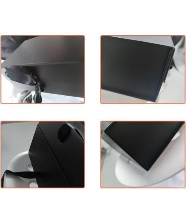 Black Gift Box 13X10X4.5 Inch with Magnetic Lid and Silk Ribbon for Chocolate Christmas Gift Boxes Bridesmaid Proposal Presents Birthdays Wedding Holidays Anniversaries Gift Packaging Black-l - Buy Online on GoSupps.com