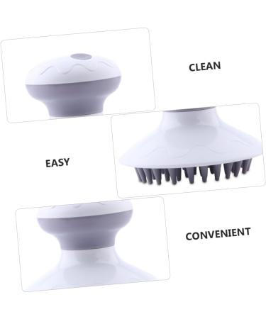 FOMIYES Electric Shampoo Brush Set - 3 Silicone Scalp Massagers for Hair Washing | ABS Material Hair Care Tool - Buy Online on GoSupps.com